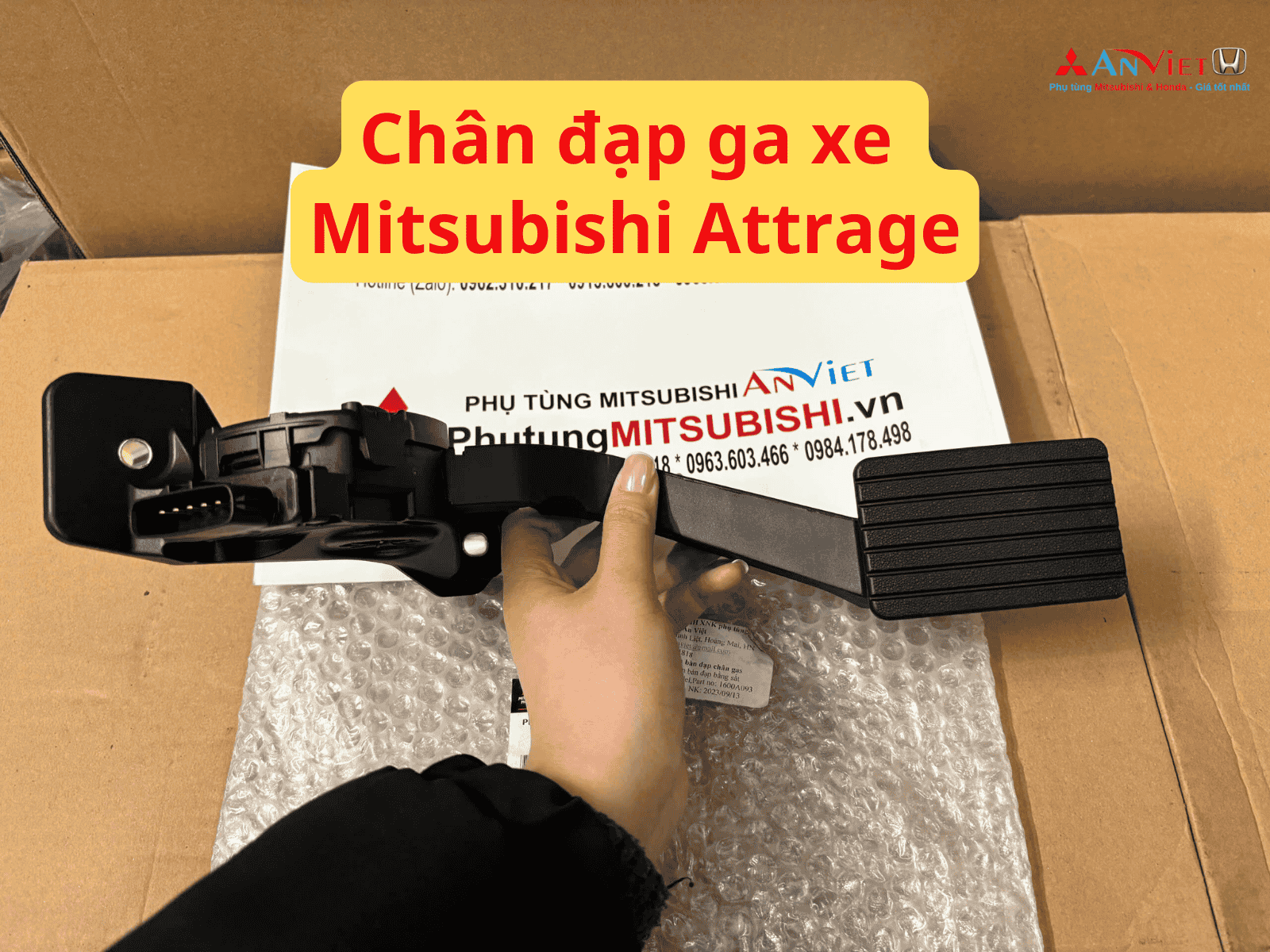 chân đạp ga xe mitsubishi